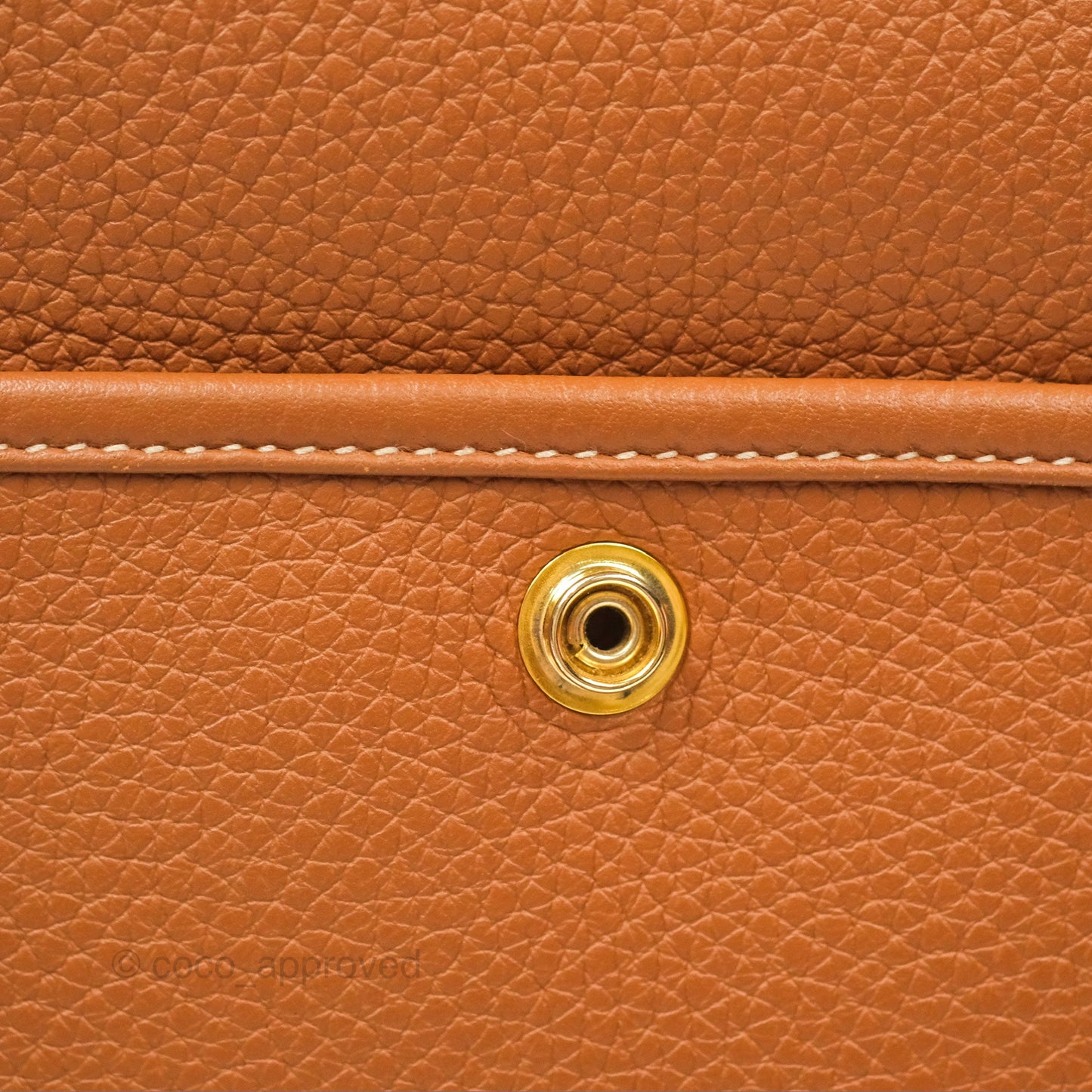 Hermes Evelyne III 29 Gold Clemence Gold Hardware