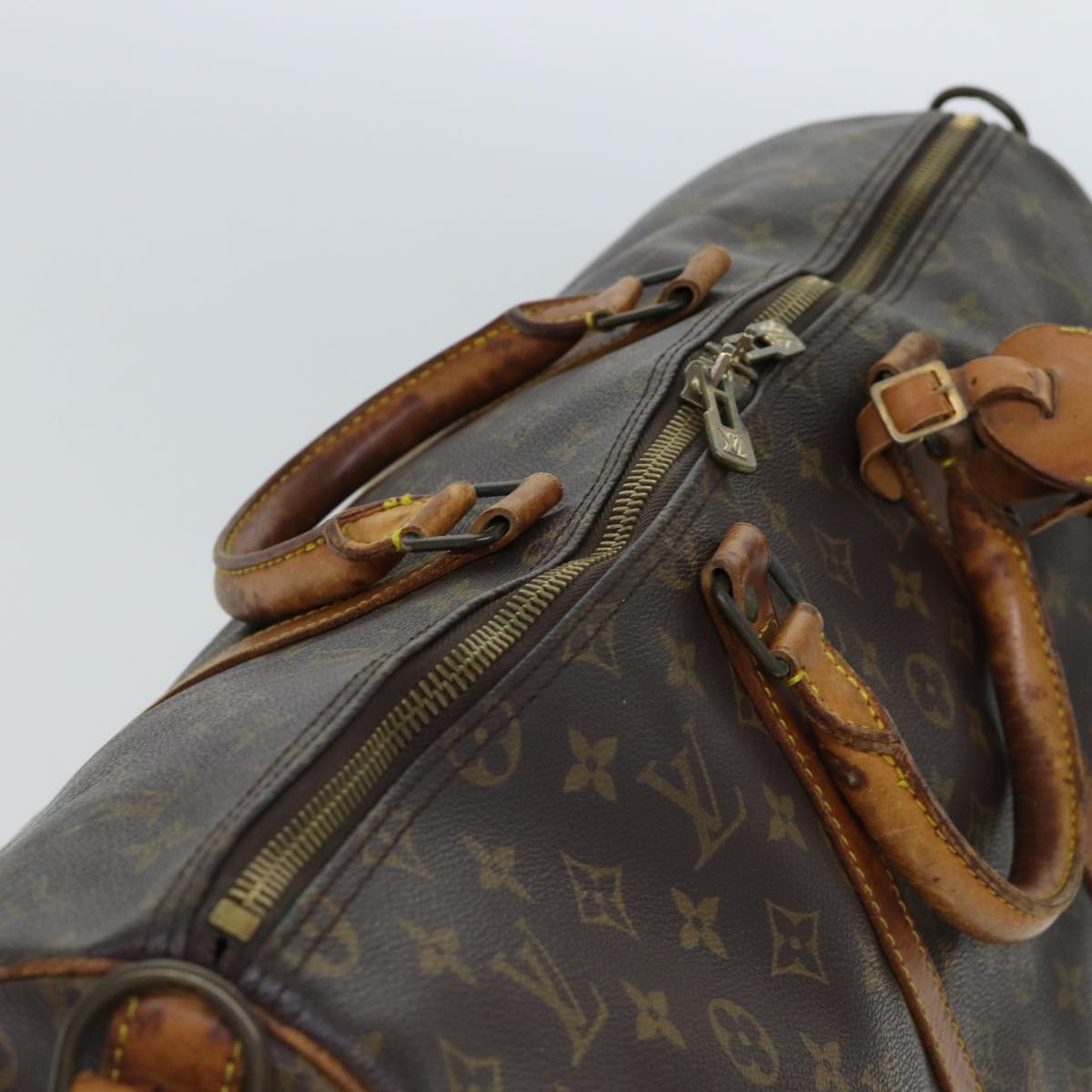 LOUIS VUITTON Monogram Keepall Bandouliere 50 Boston Bag M41416 LV 69916