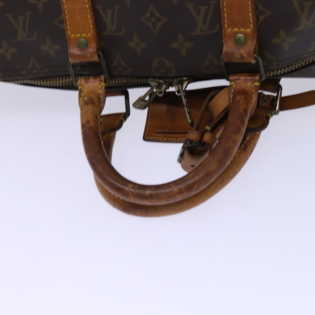 LOUIS VUITTON Monogram Keepall Bandouliere 50 Boston Bag M41416 LV 69916