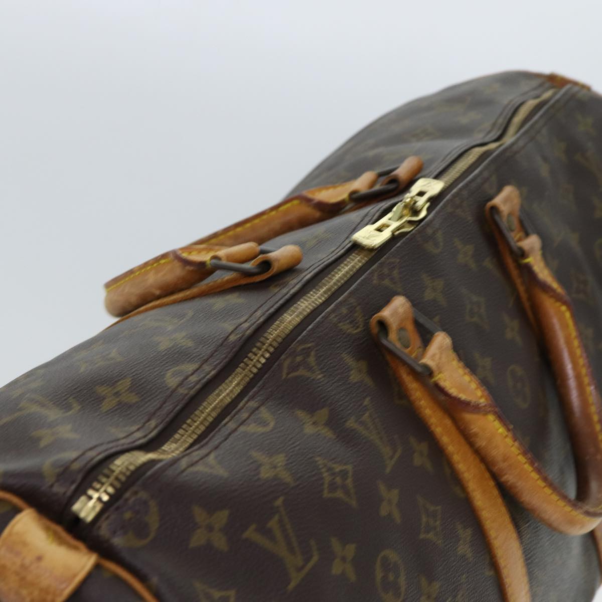 LOUIS VUITTON Monogram Keepall 50 Boston Bag M41426 LV 69918