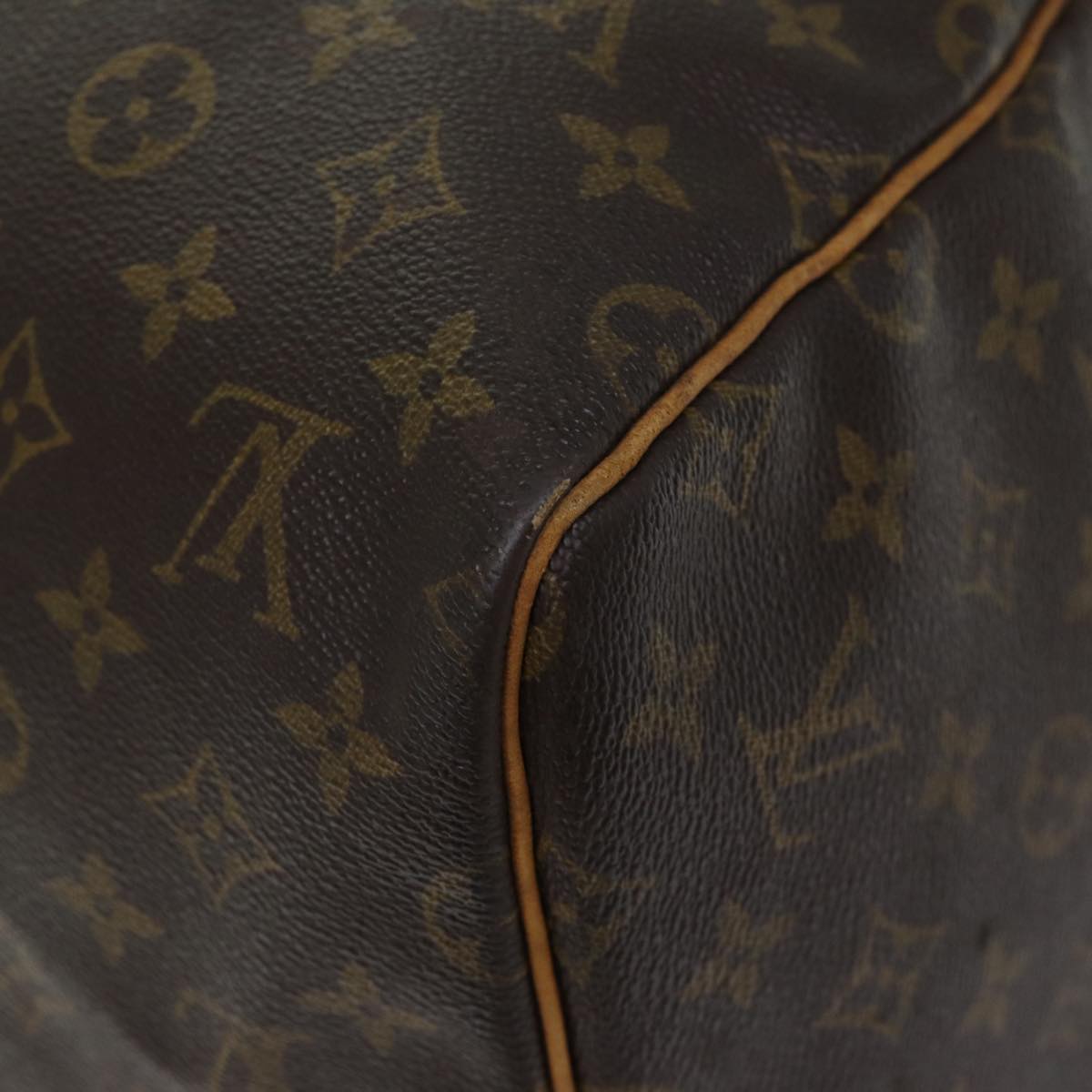 LOUIS VUITTON Monogram Keepall 55 Boston Bag M41424 LV 69921