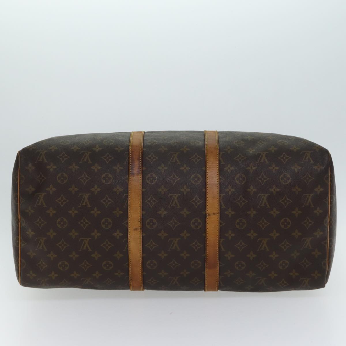 LOUIS VUITTON Monogram Keepall 55 Boston Bag M41424 LV 69921
