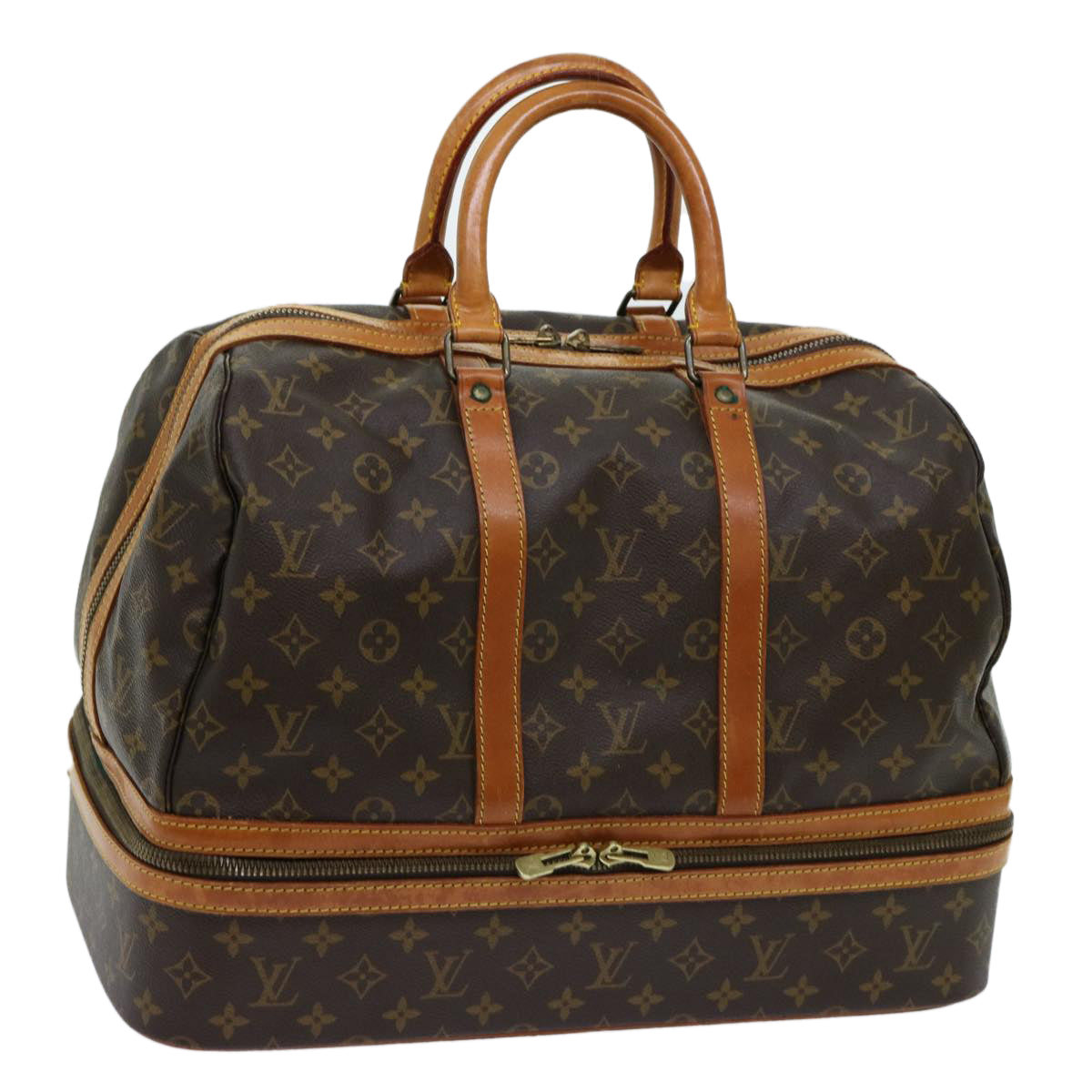 LOUIS VUITTON Monogram Sac Sports Boston Bag M41444 LV 69934