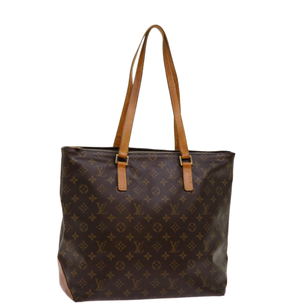 LOUIS VUITTON Monogram Cabas Mezzo Tote Bag M51151 LV 69936