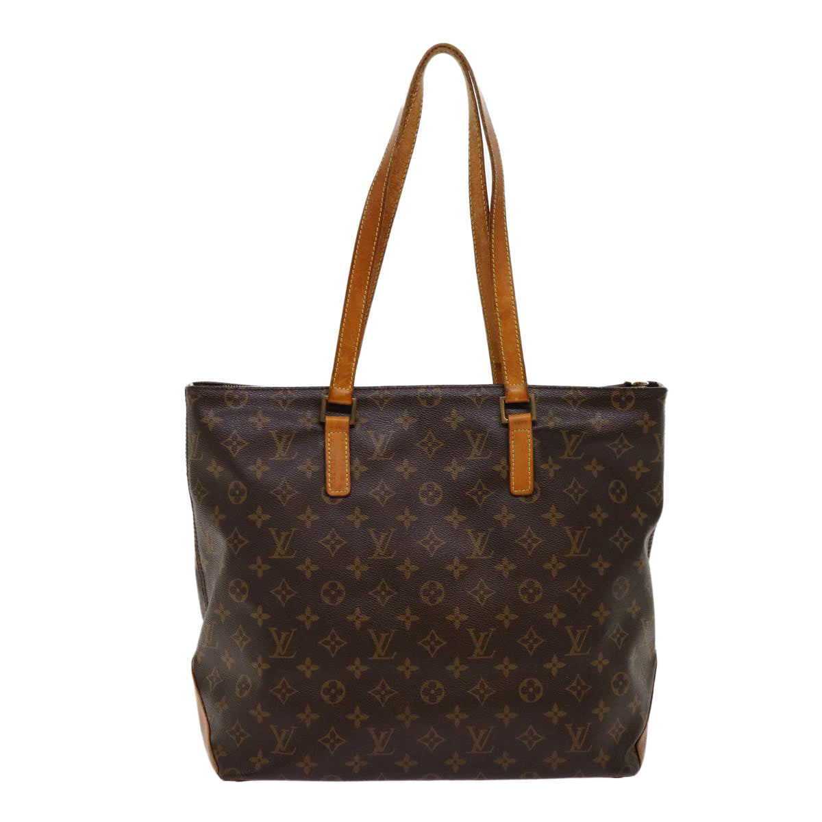 LOUIS VUITTON Monogram Cabas Mezzo Tote Bag M51151 LV 69936