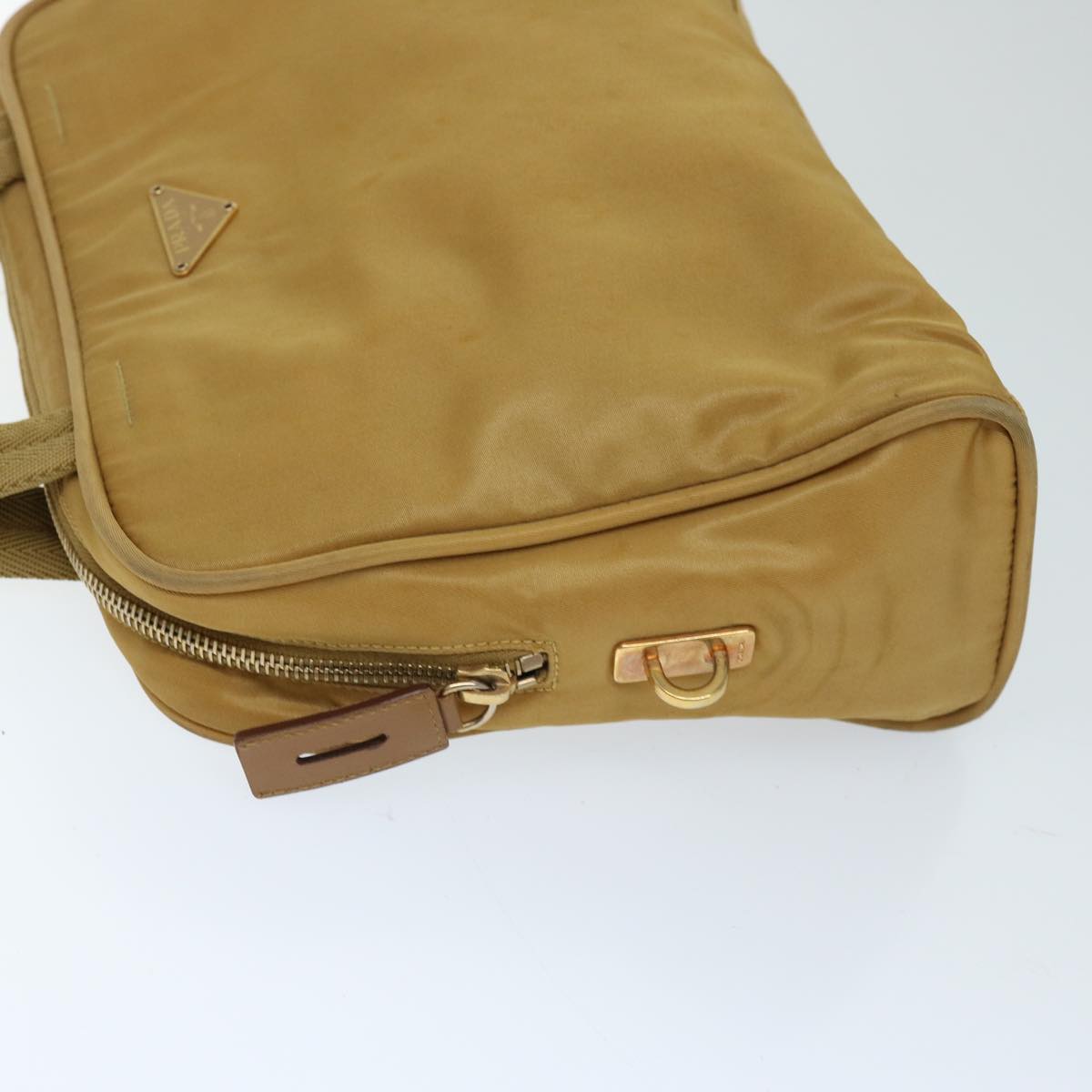 Luxury PradaHand Bag Nylon Beige 69941