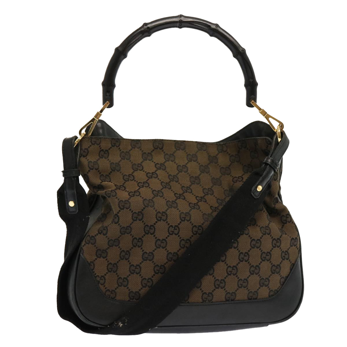 Luxury Gucci Trending 2025 Bamboo GG Canvas Shoulder Bag 2way Brown 001 4095  69948