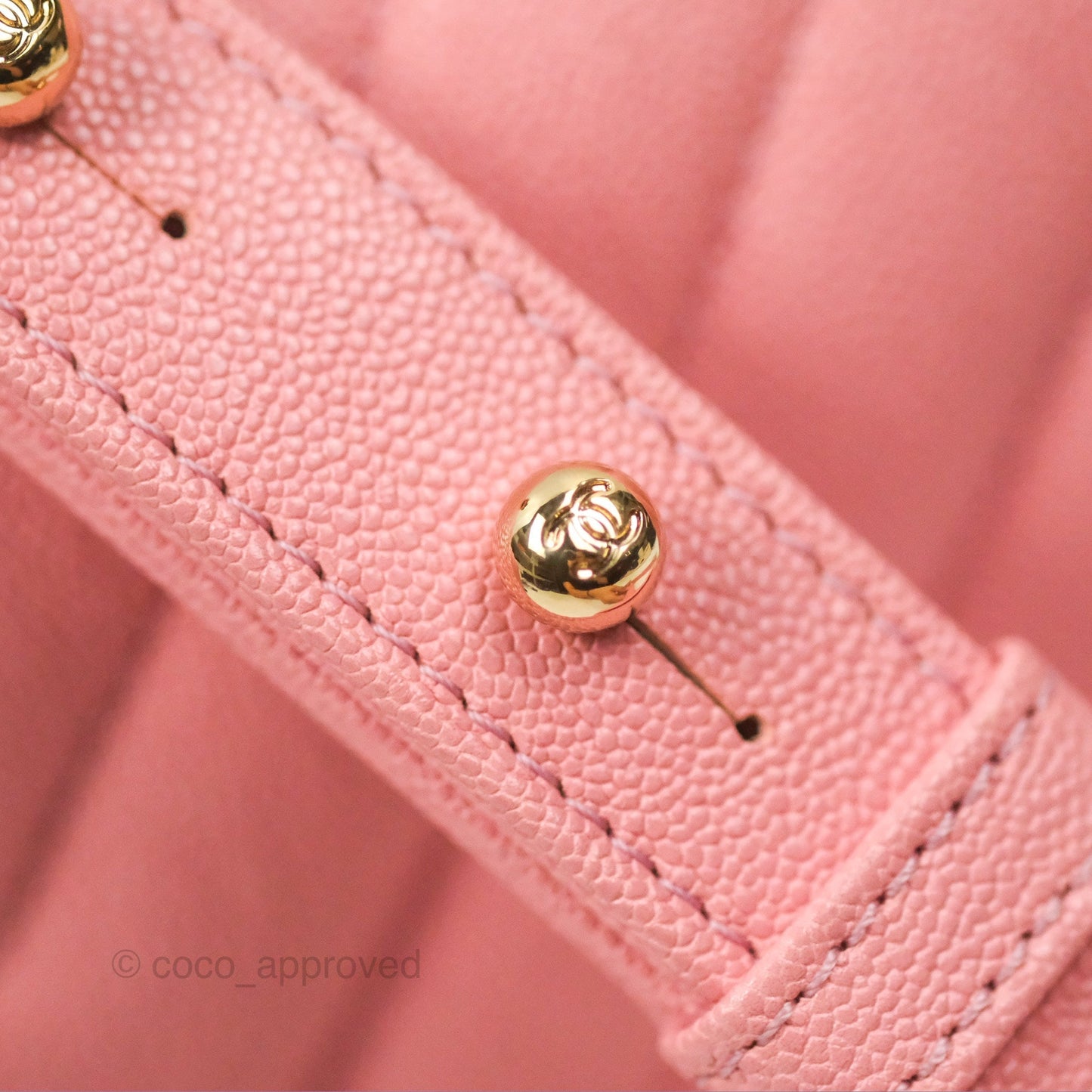 Chanel Boy Chevron Medium Pink Caviar Gold Hardware