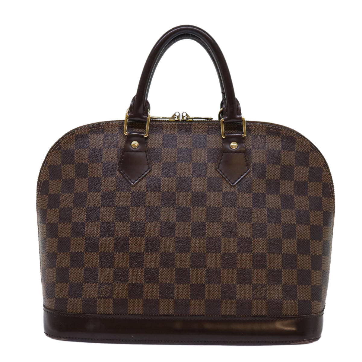 LOUIS VUITTON Damier Ebene Alma Hand Bag N51131 LV 69984