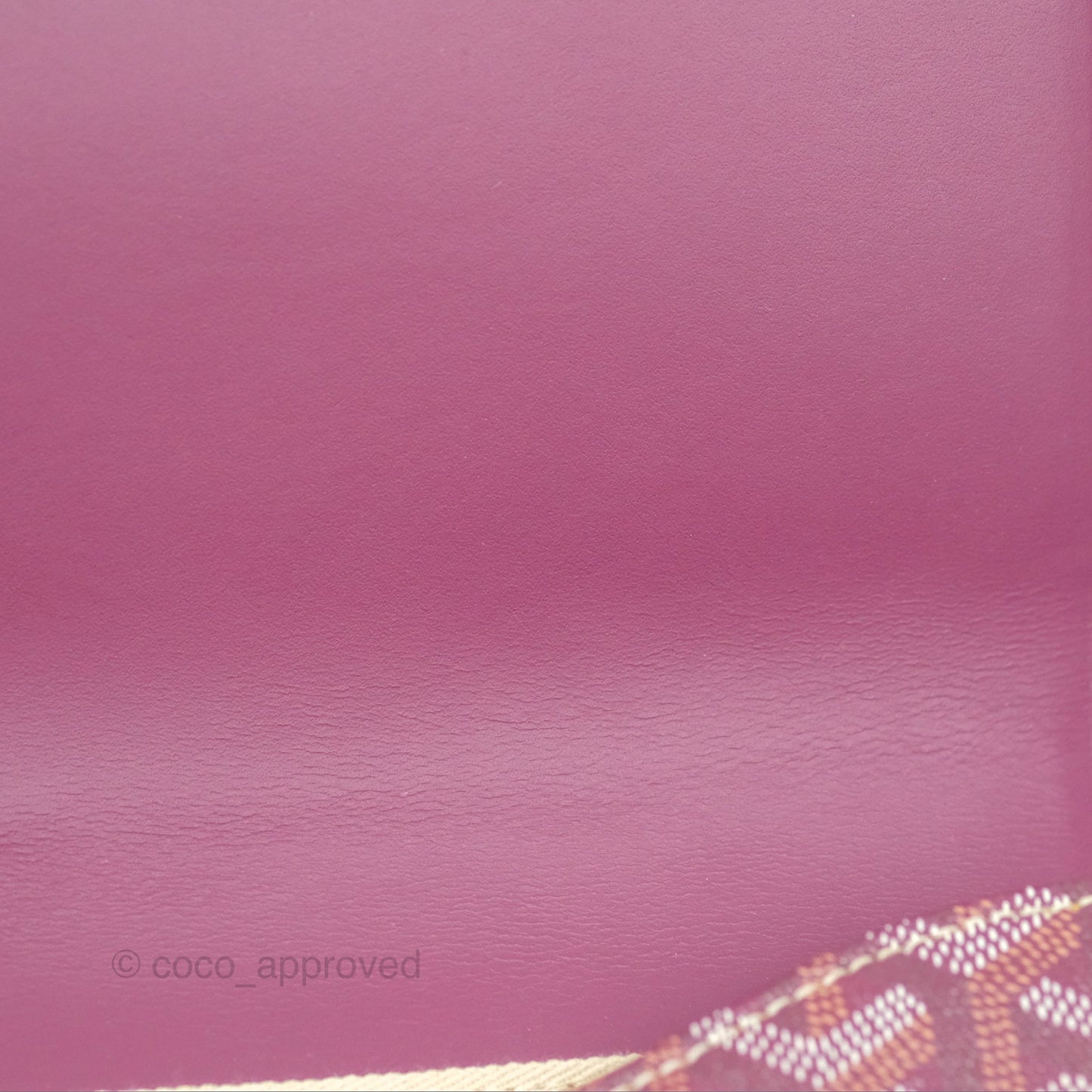 Goyard Monte-Carlo Bois Clutch Wine Red Goyardine Canvas