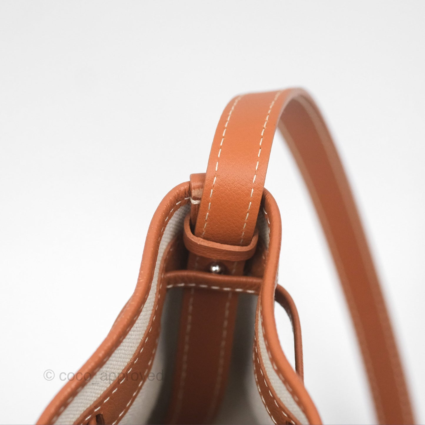 Goyard Petit Flot Bucket Bag Black & Tan Goyardine