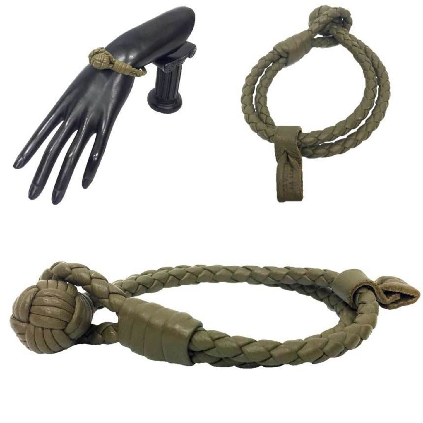 Luxury Bottega Veneta  Leather Charm Bracelet ()