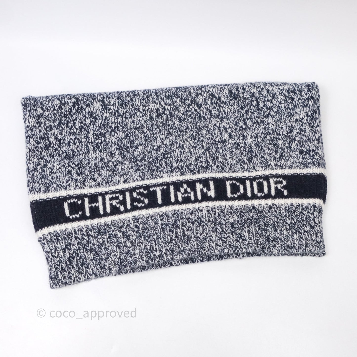 Christian Dior V-neck Knit Sleeveless Sweater Grey