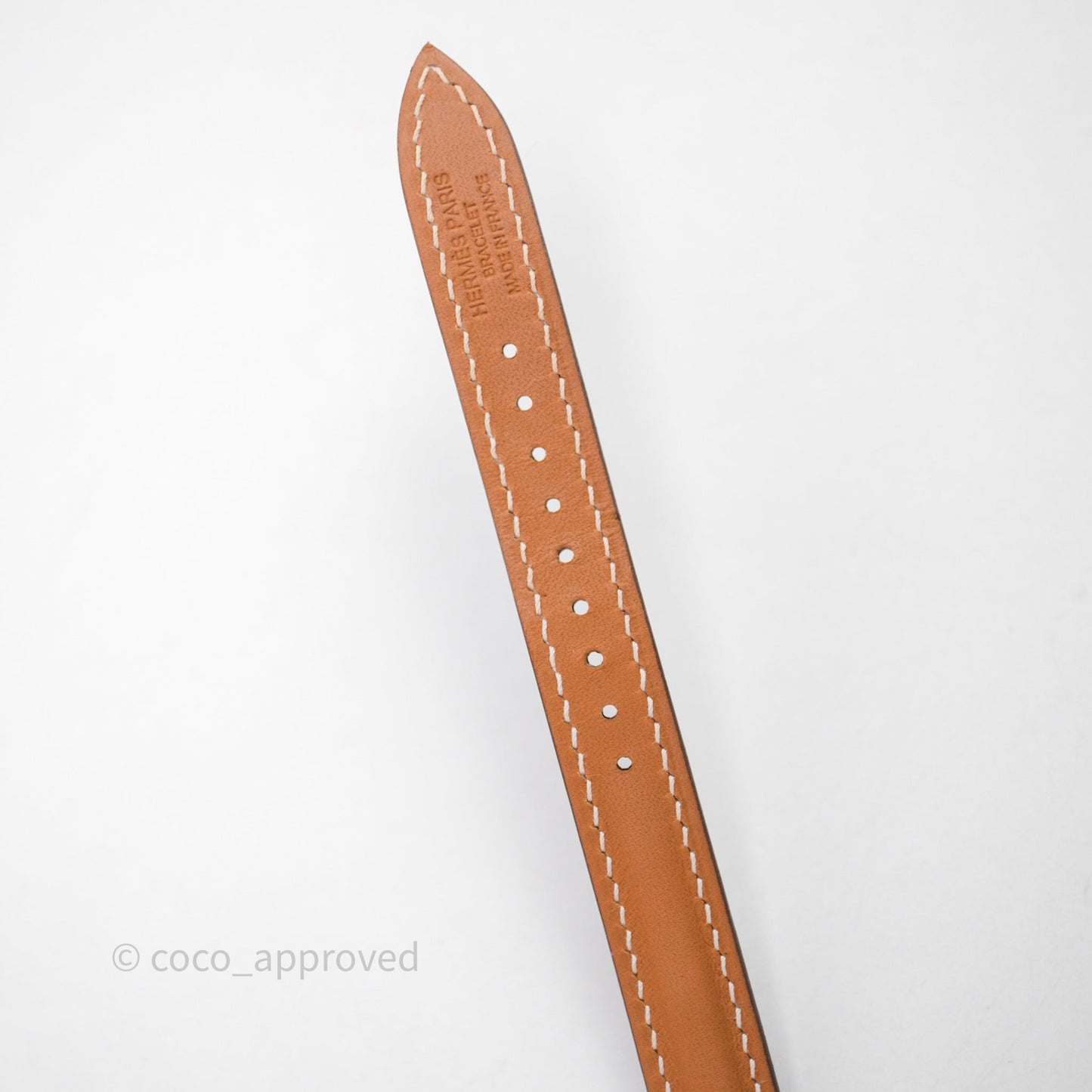 Hermès Band Apple Watch Swift Attelage Etoupe Double Tour 42 mm
