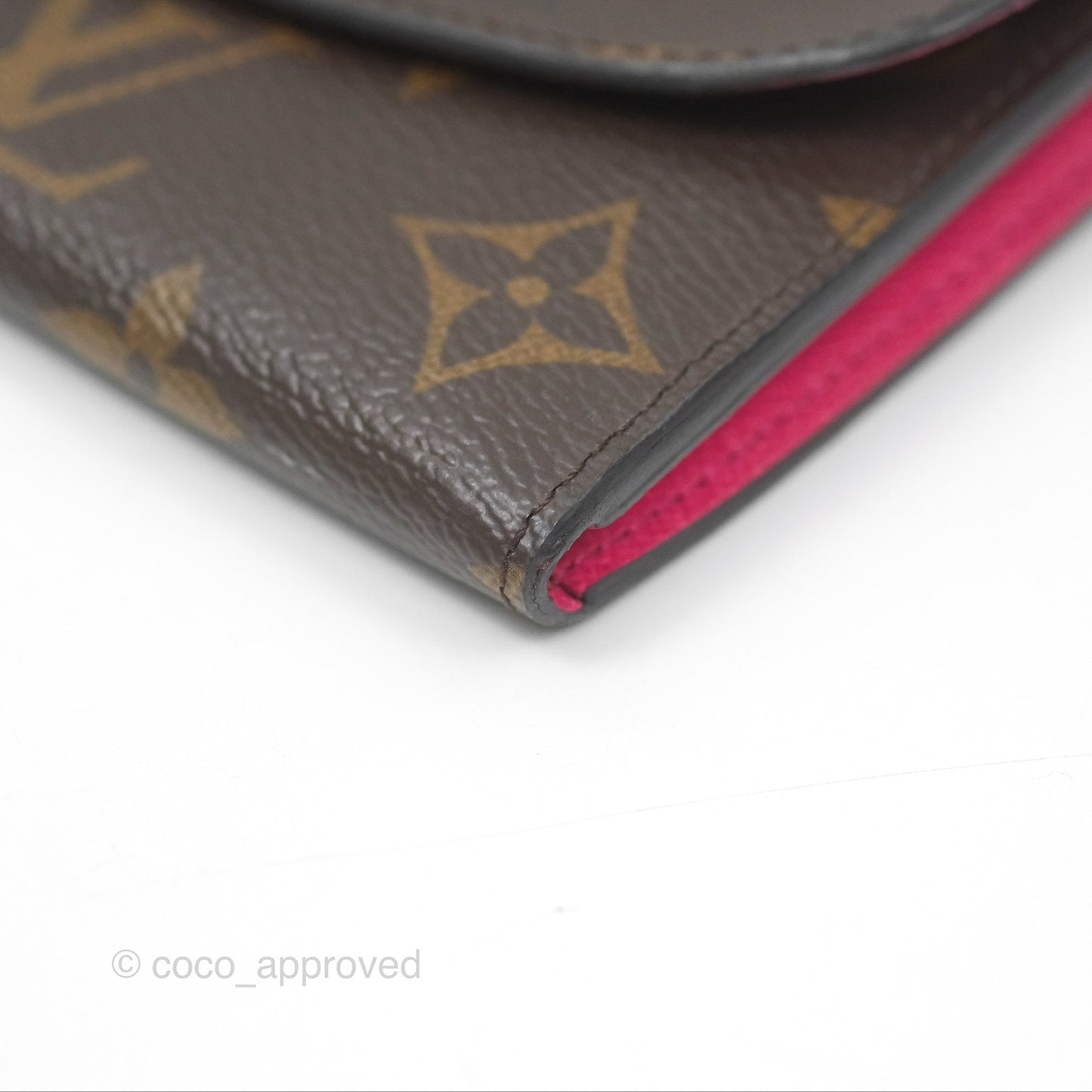 Louis Vuitton Emilie Wallet Monogram Canvas Fuchsia Pink