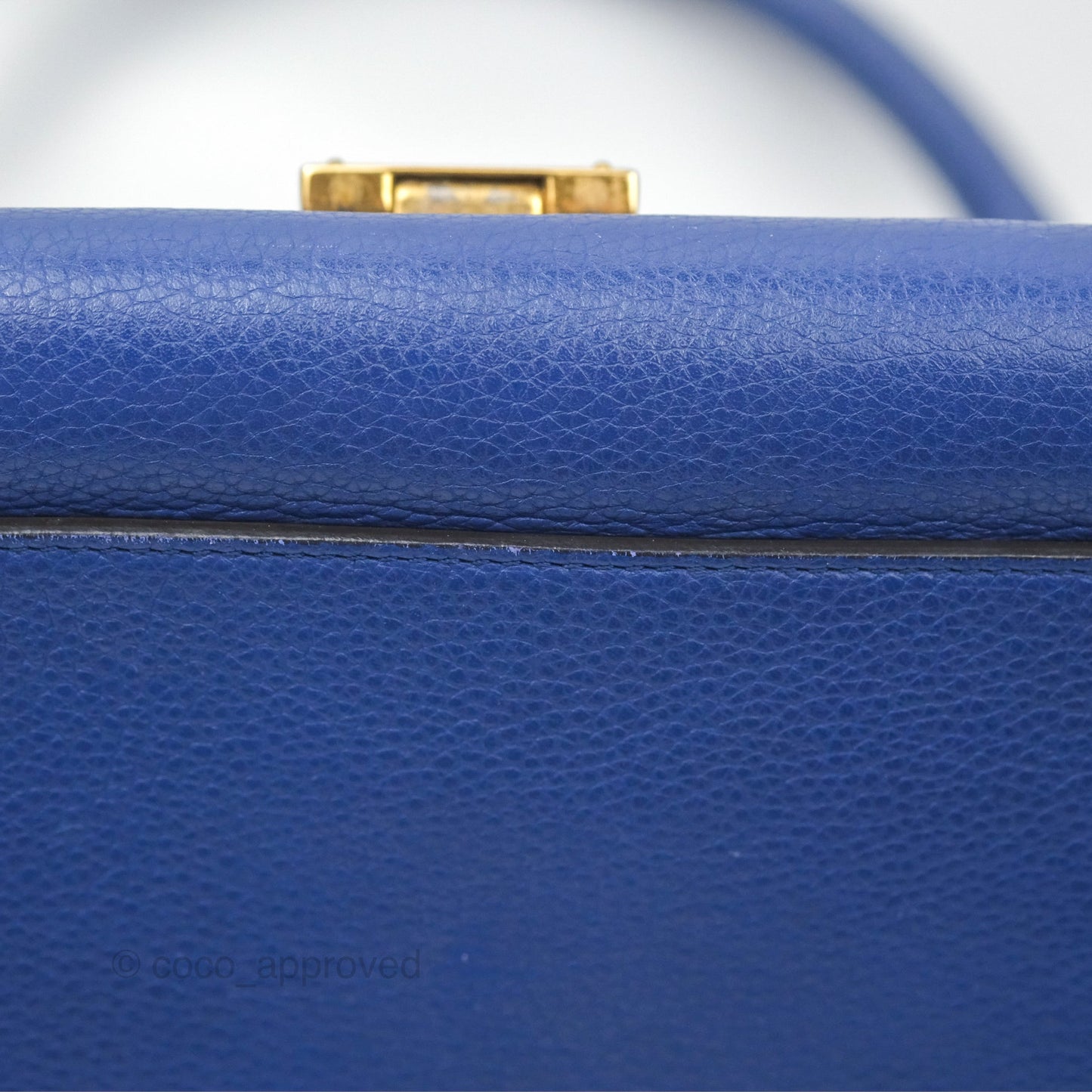 Celine Small Sleek Trapeze Blue Calfskin