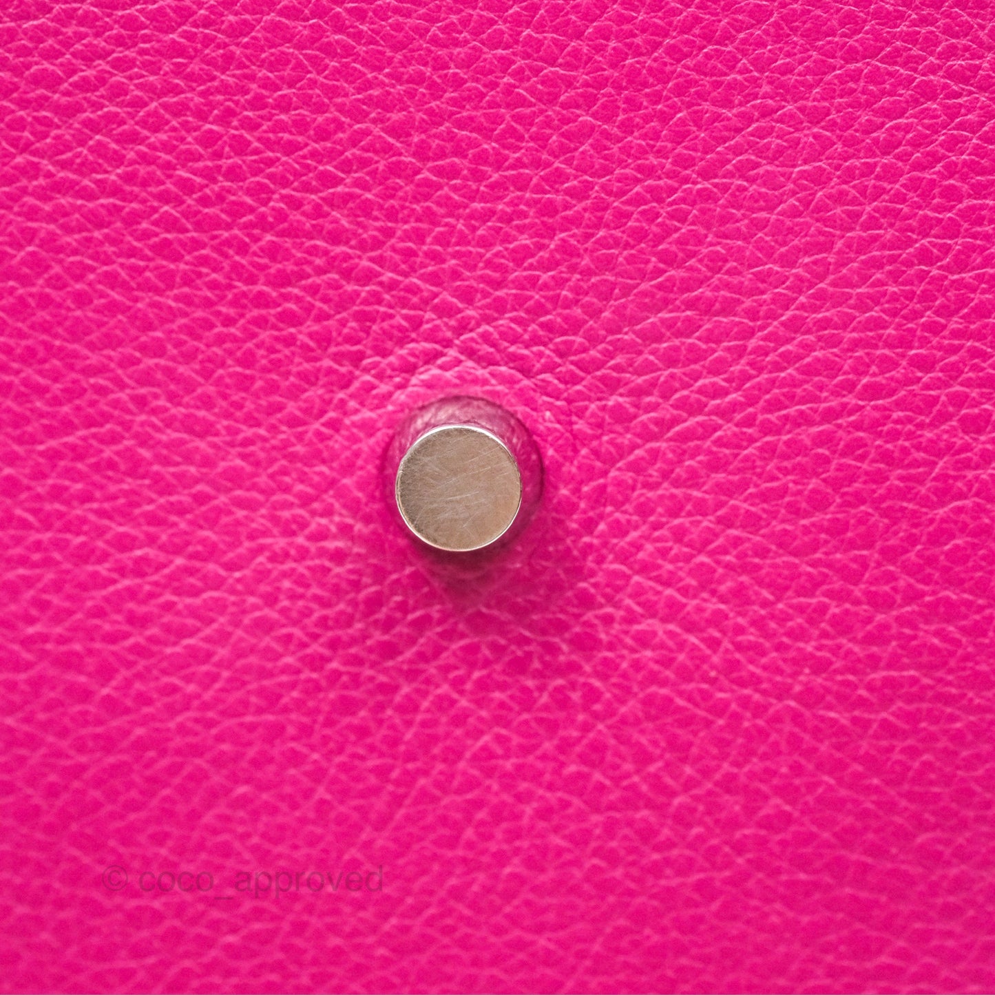 Hermès Lindy 26 Rose Pourpre Evercolor Palladium Hardware