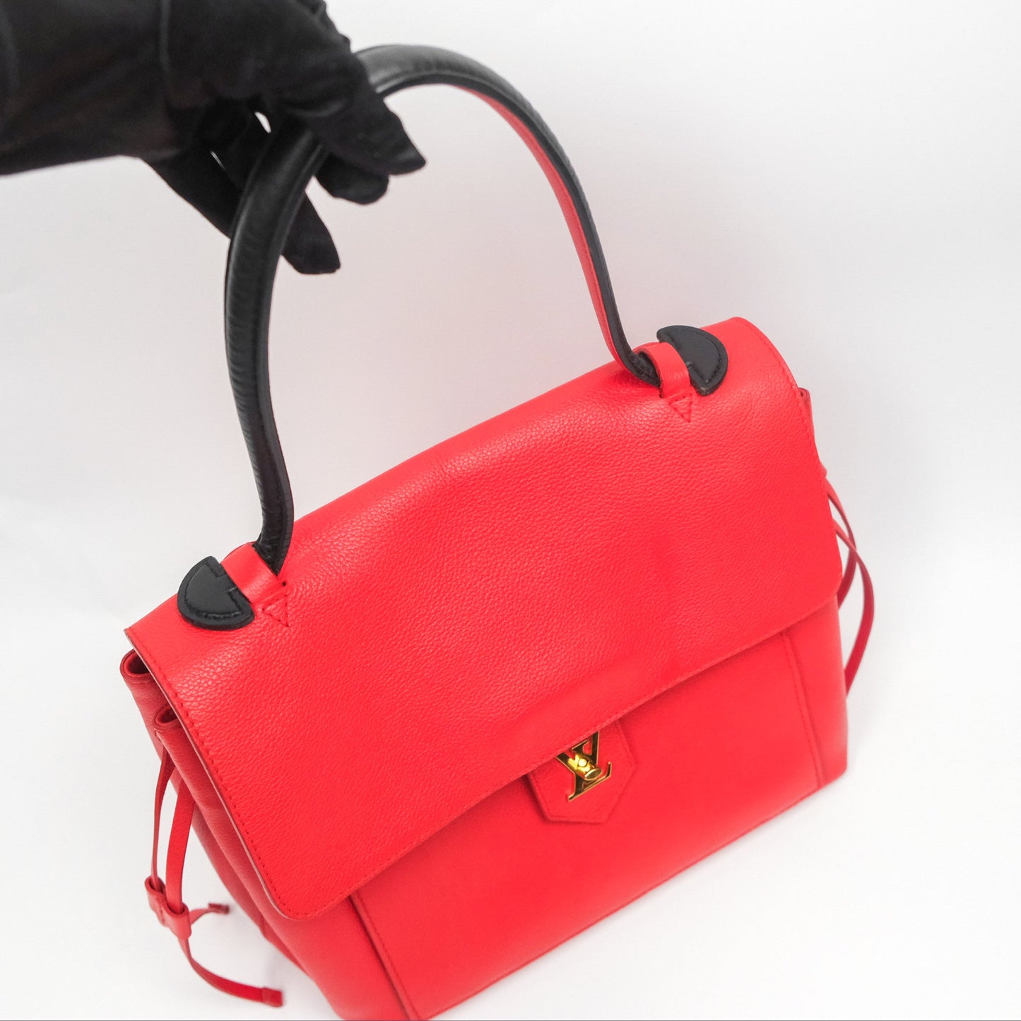 Louis Vuitton Lockme PM Red Grained Calfskin