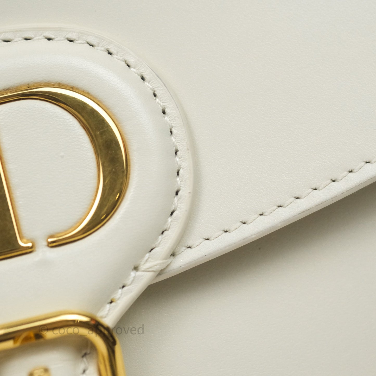 Christian Dior Medium Bobby Flap White Box Calfskin