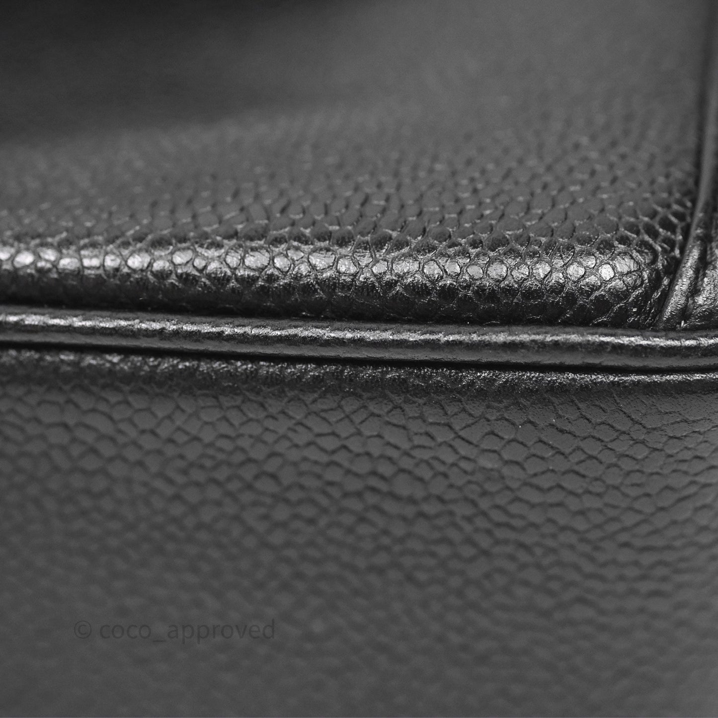 Chanel Vintage CC Camera Bag Black Caviar 24 Gold Hardware