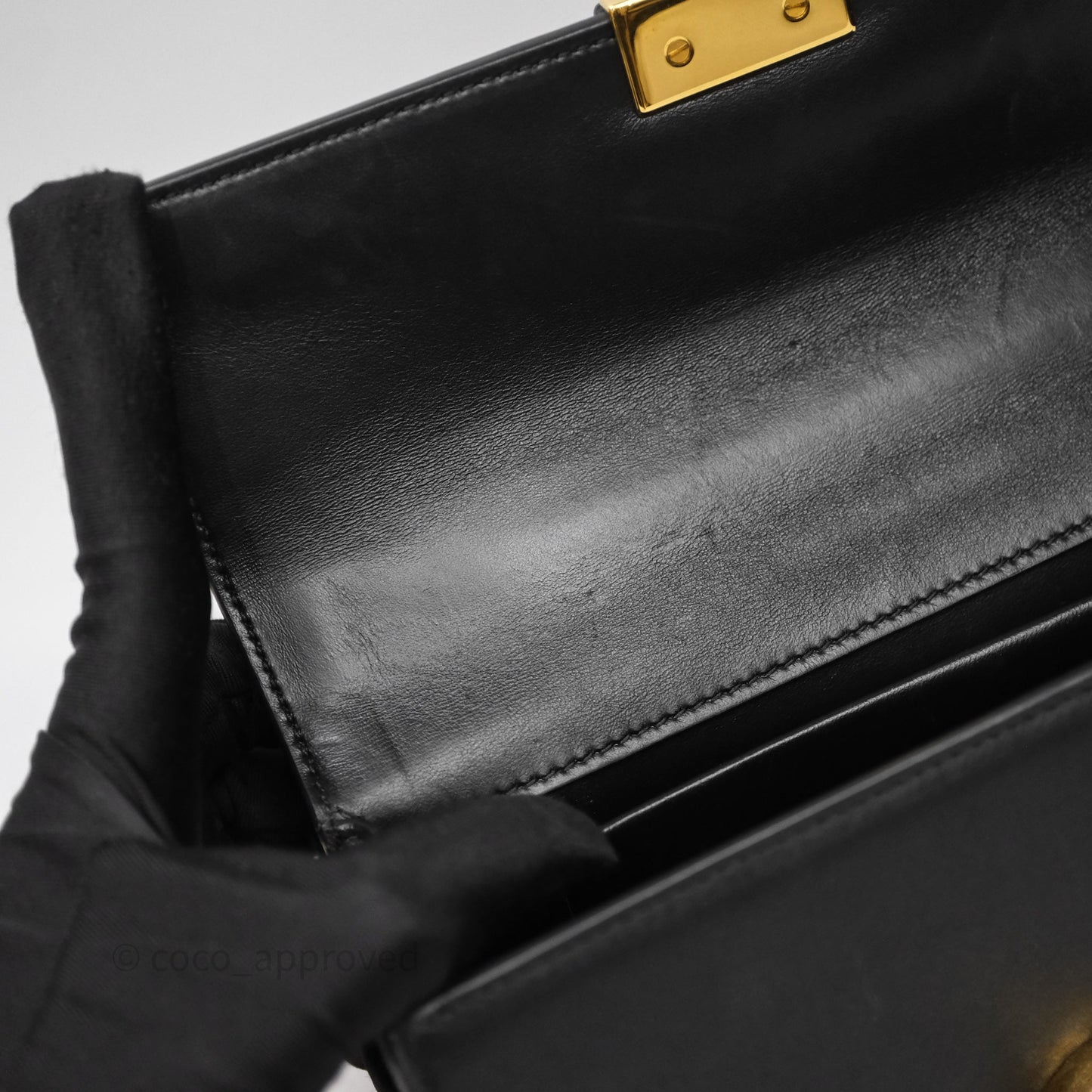 Christian Dior 30 Montaigne East-West Chain Bag Black
