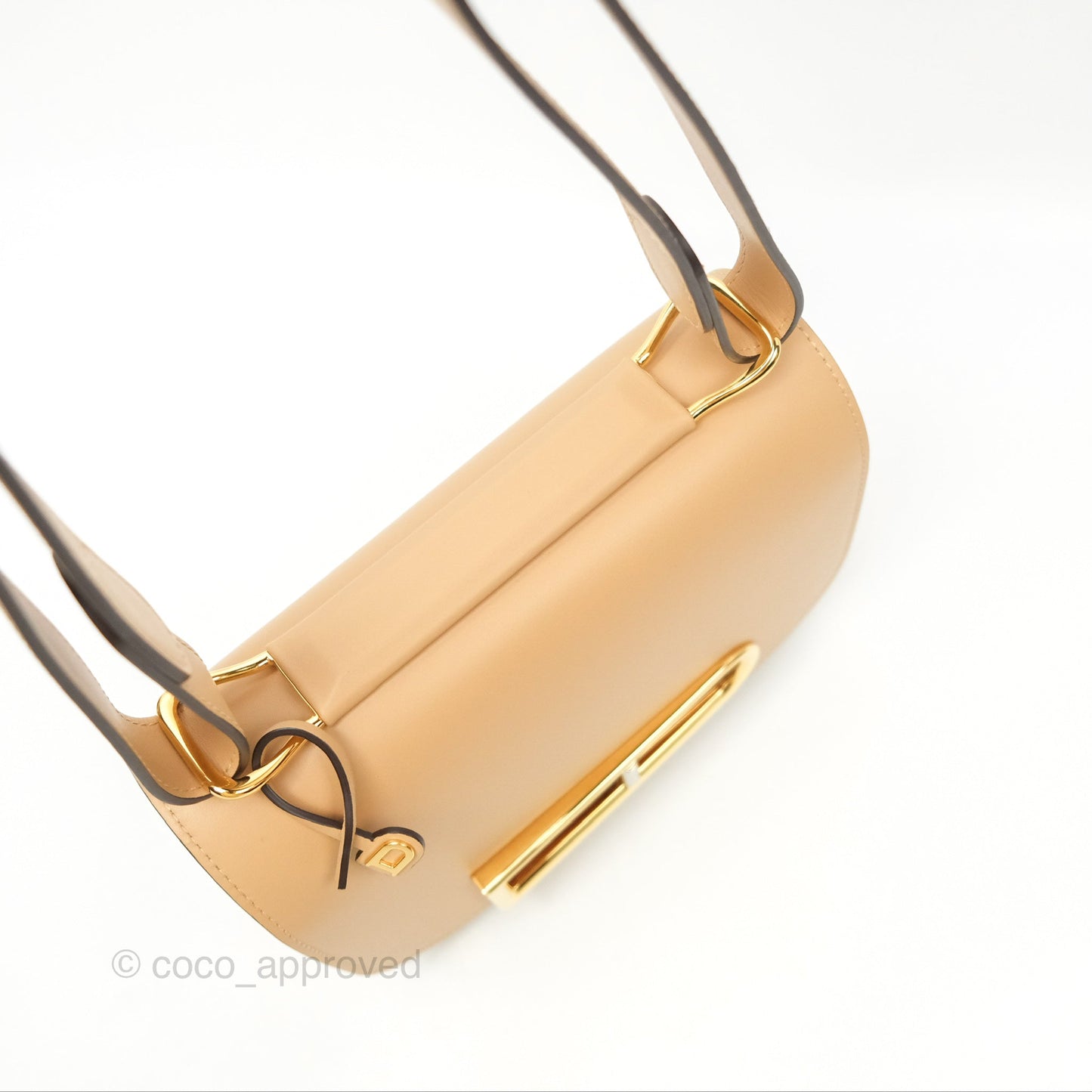 Delvaux Lingot Bag Latte Olen Calfskin
