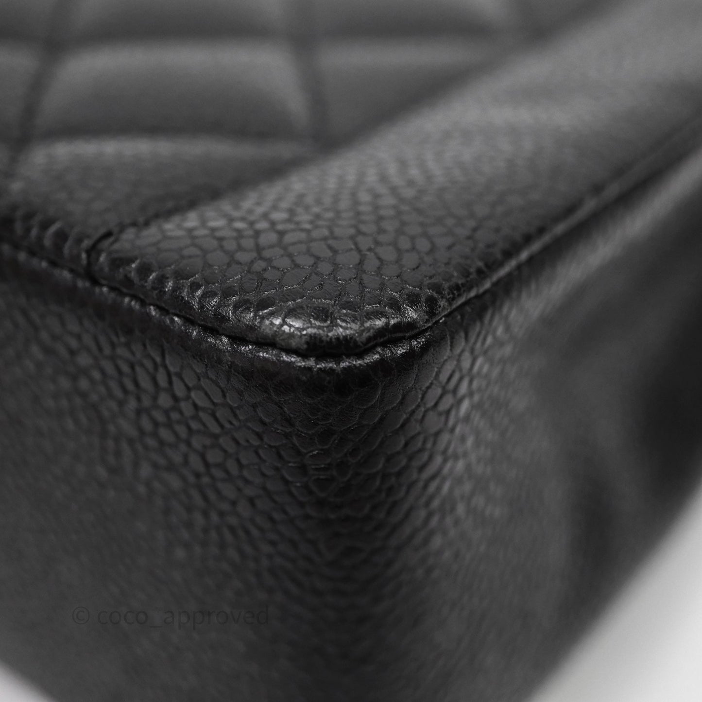Chanel Vintage Small Classic Diana Flap Bag Black Caviar 24K Gold Hardware