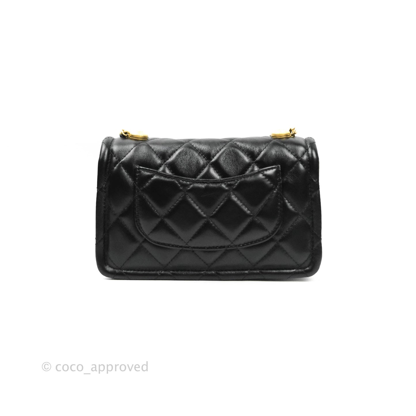 Chanel Clutch With Chain (O-purse-vanity With Chain) Black