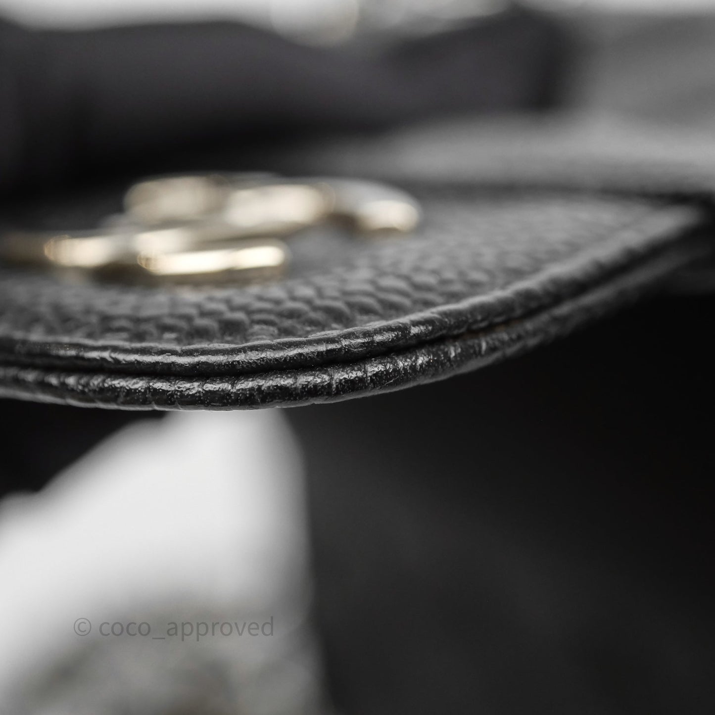 Chanel Jumbo Double Flap Black Caviar Silver Hardware⁣⁣