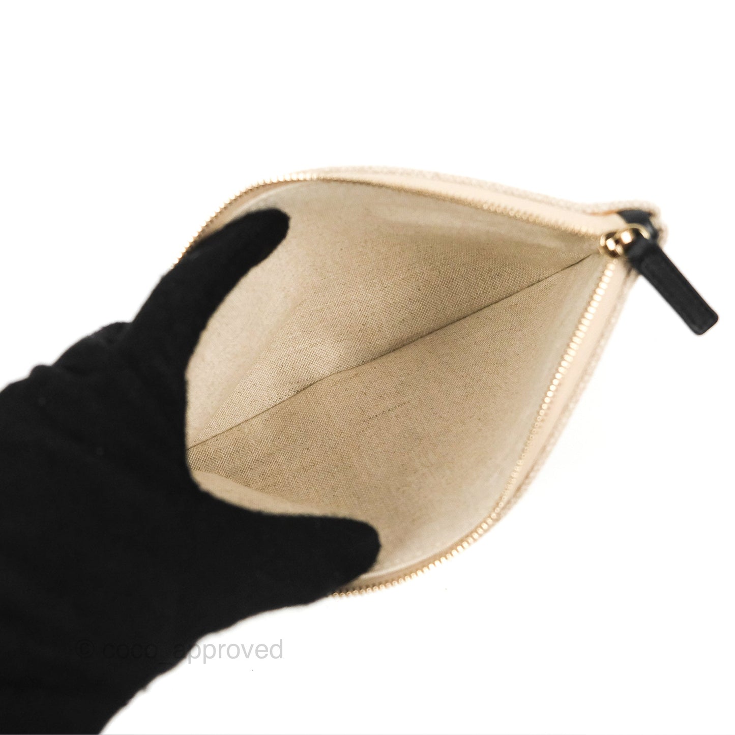 Chanel Large Deauville Black/Taupe Canvas Gold Hardware