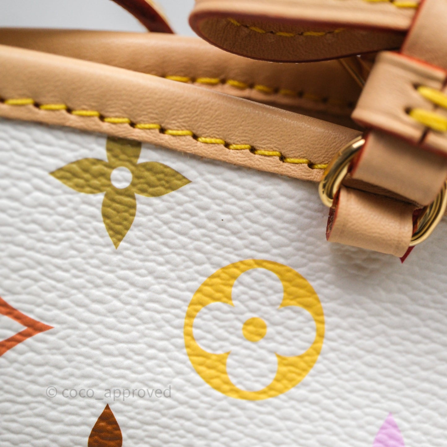 Louis Vuitton x Murakami Carryall East West White Monogram Multicolor