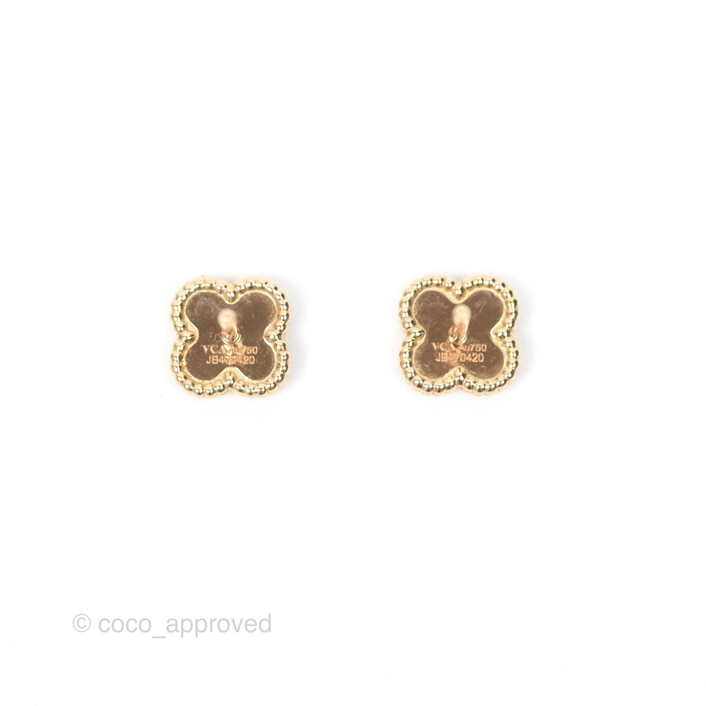 Van Cleef & Arpels Sweet Alhambra Earrings 18K Rose Gold