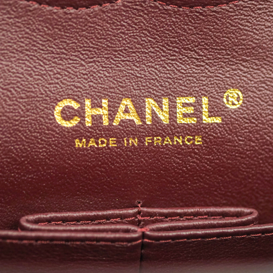 Chanel Classic Double Flap M/L Black Caviar Gold Hardware
