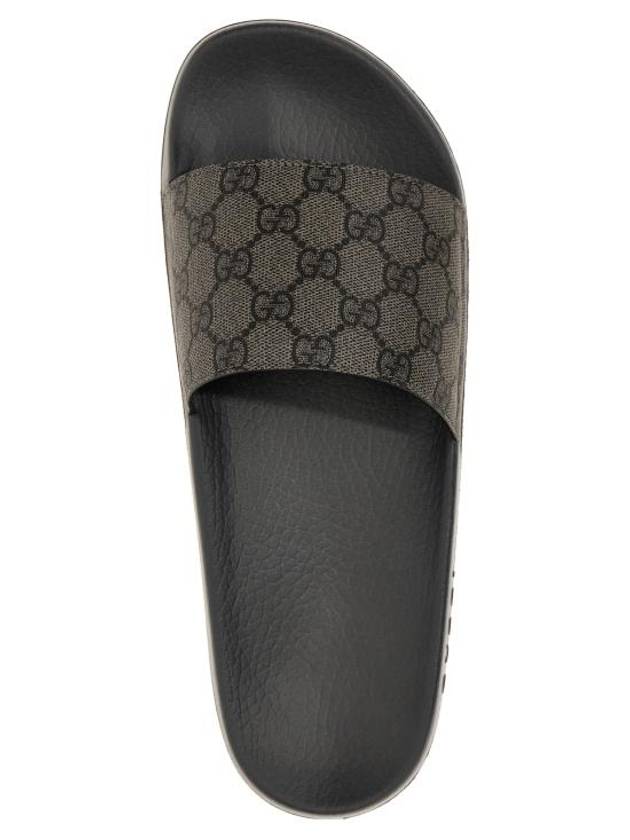 Luxury Gucci Trending 2025 GG Monogram Slider Slippers Grey