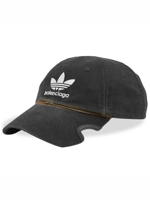 Luxury Balenciaga Logo Print Ball Cap Black