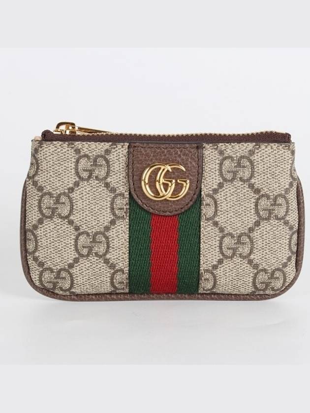Luxury Gucci Trending 2025 Ophidia key case ring wallet