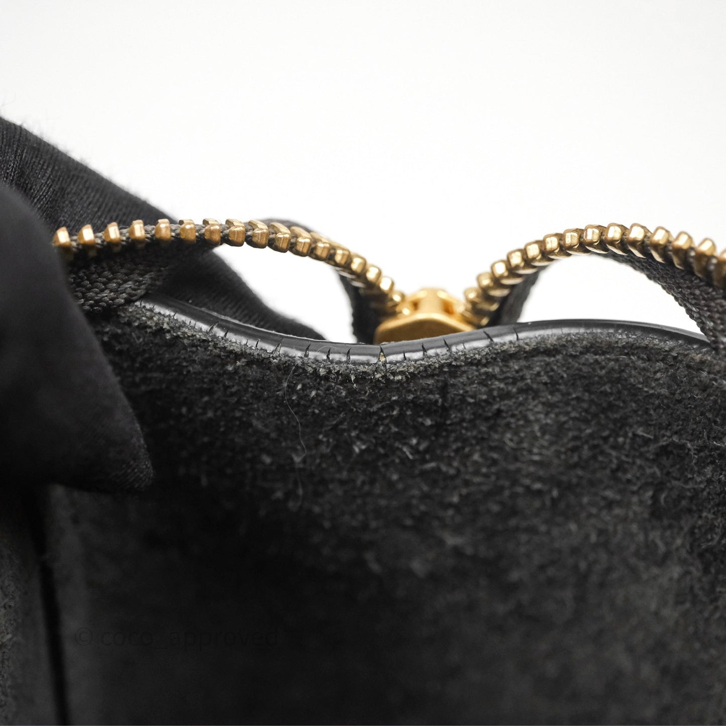 Celine Pico Belt Bag Grey Grained Calfskin Gold Hardware
