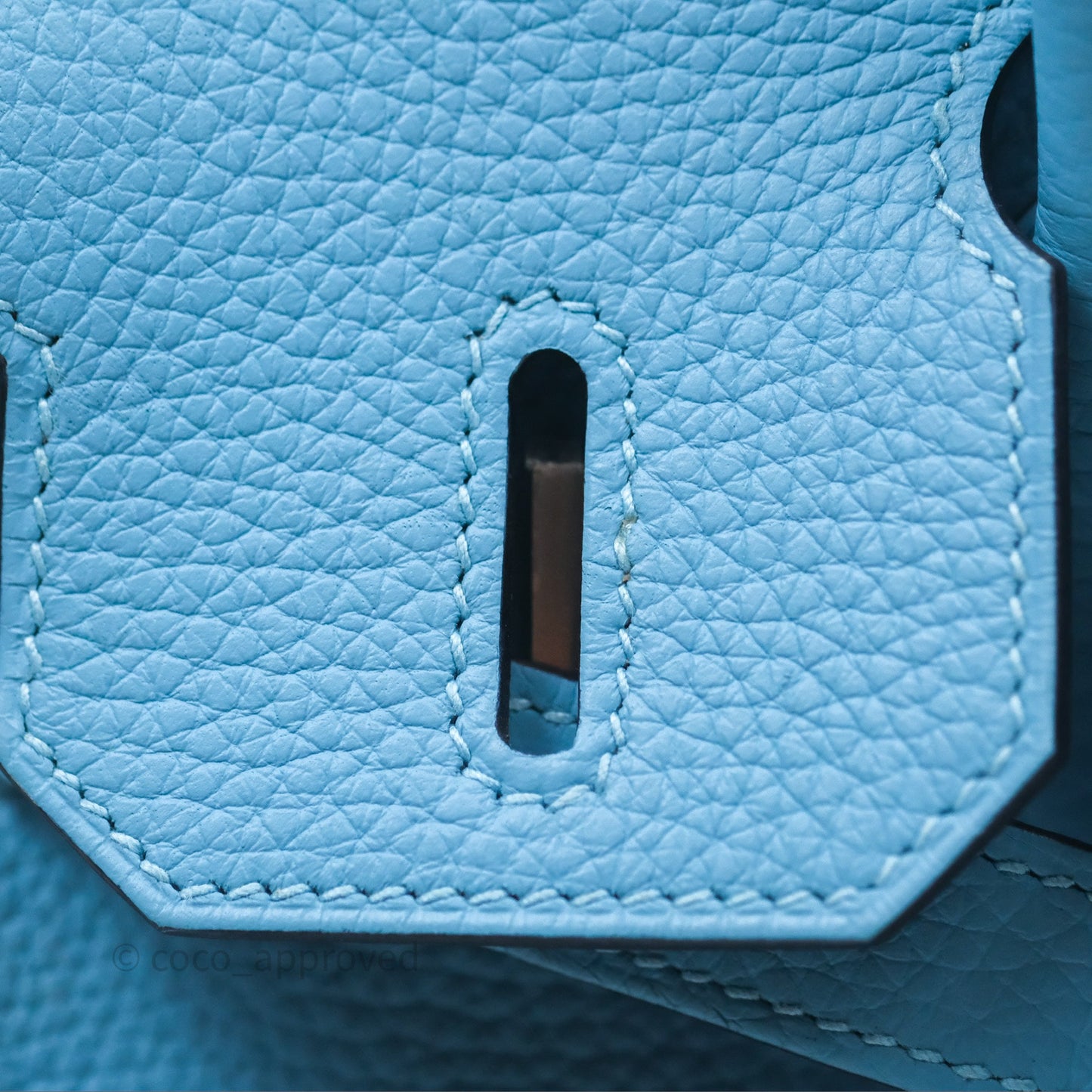 Hermès Birkin 30 Bleu De Nord Togo Palladium Hardware