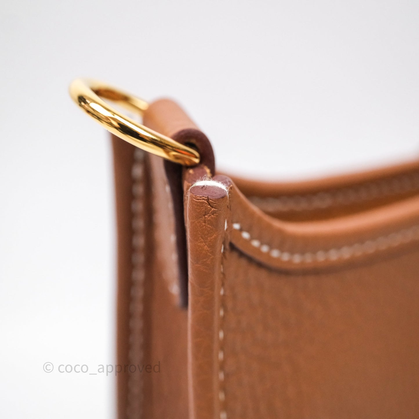 Hermès Mini Evelyne 16 Gold 37 Clemence Gold Hardware