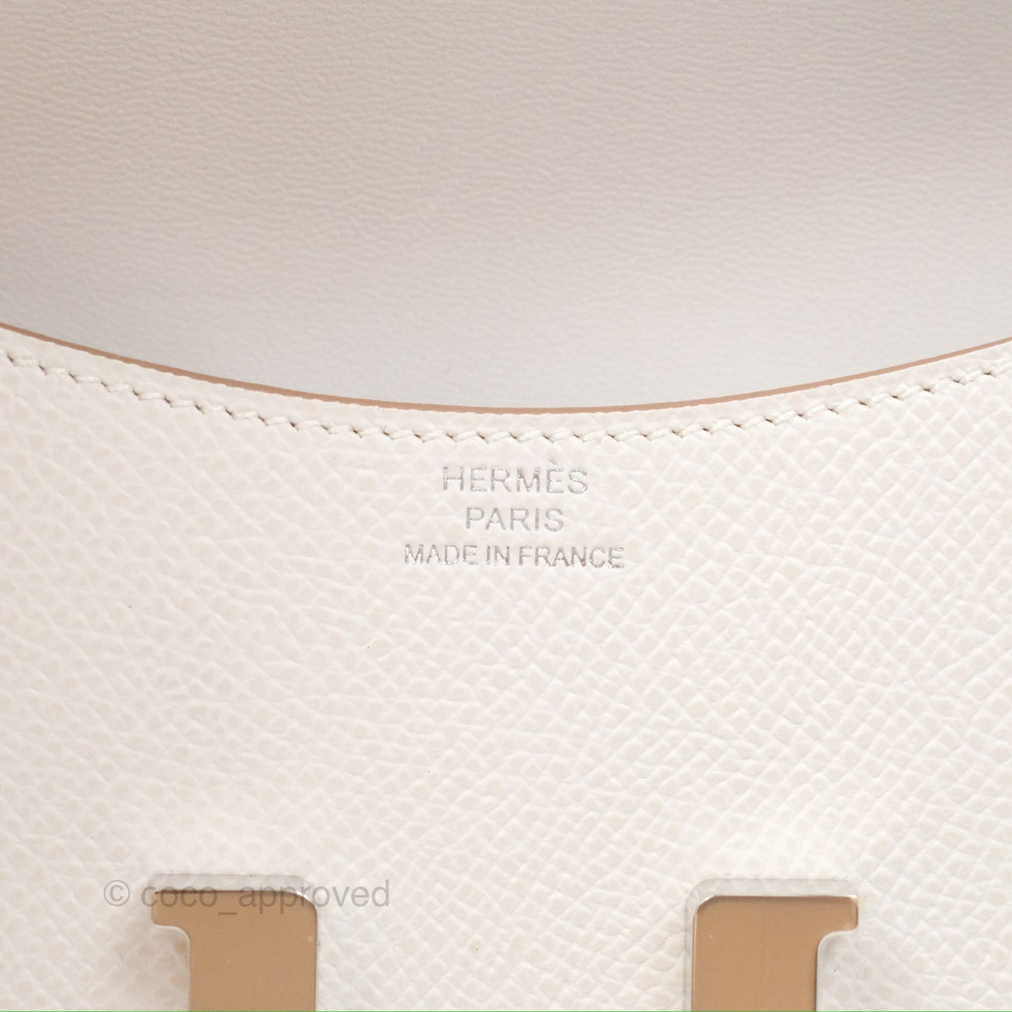 Hermès Constance Slim Wallet Gris Pale Epsom Palladium Hardware