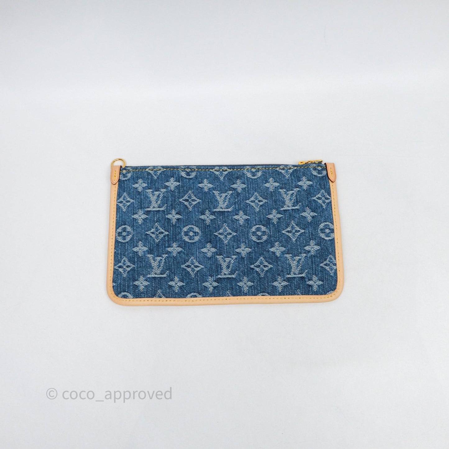 Louis Vuitton CarryAll MM Denim Blue Monogram
