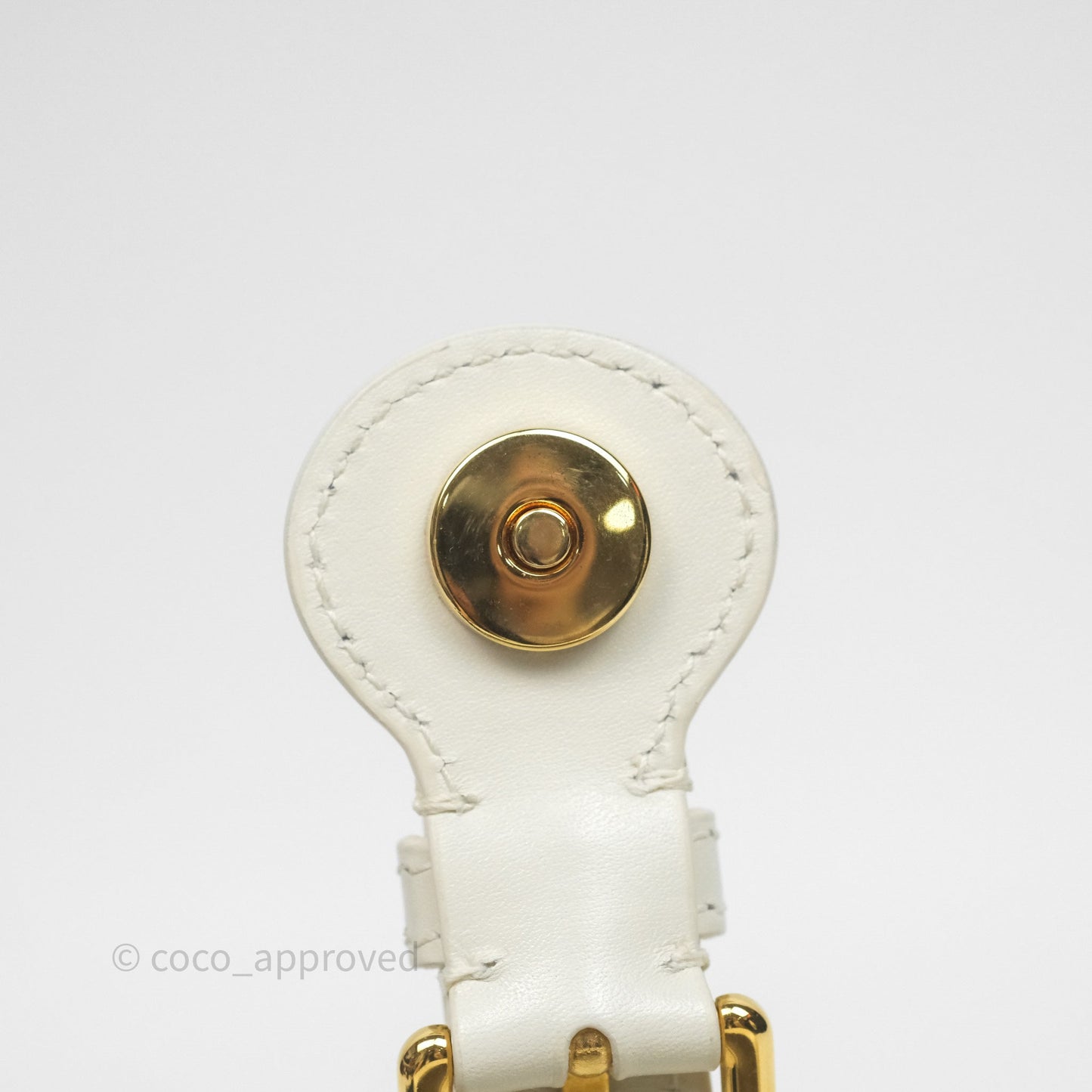 Christian Dior Medium Bobby Flap White Box Calfskin