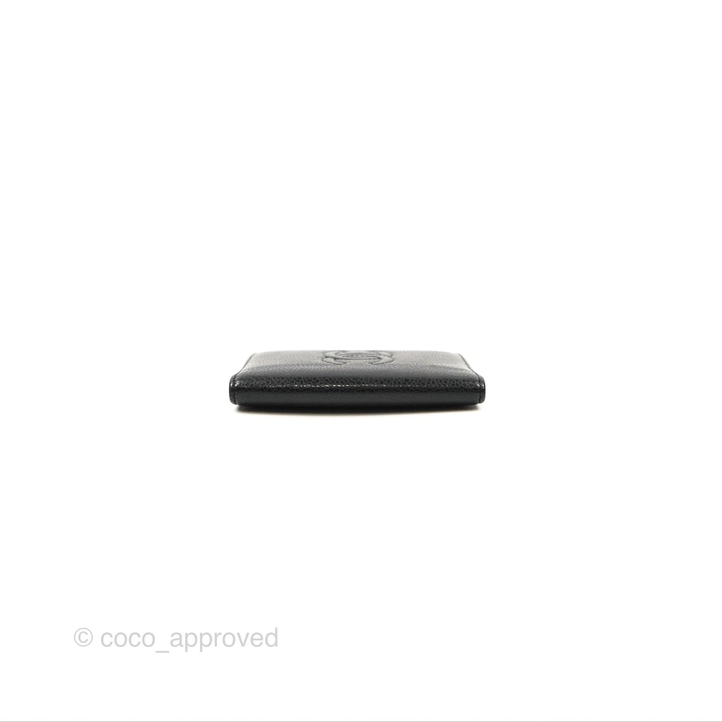 Chanel CC Card Holder Black Caviar