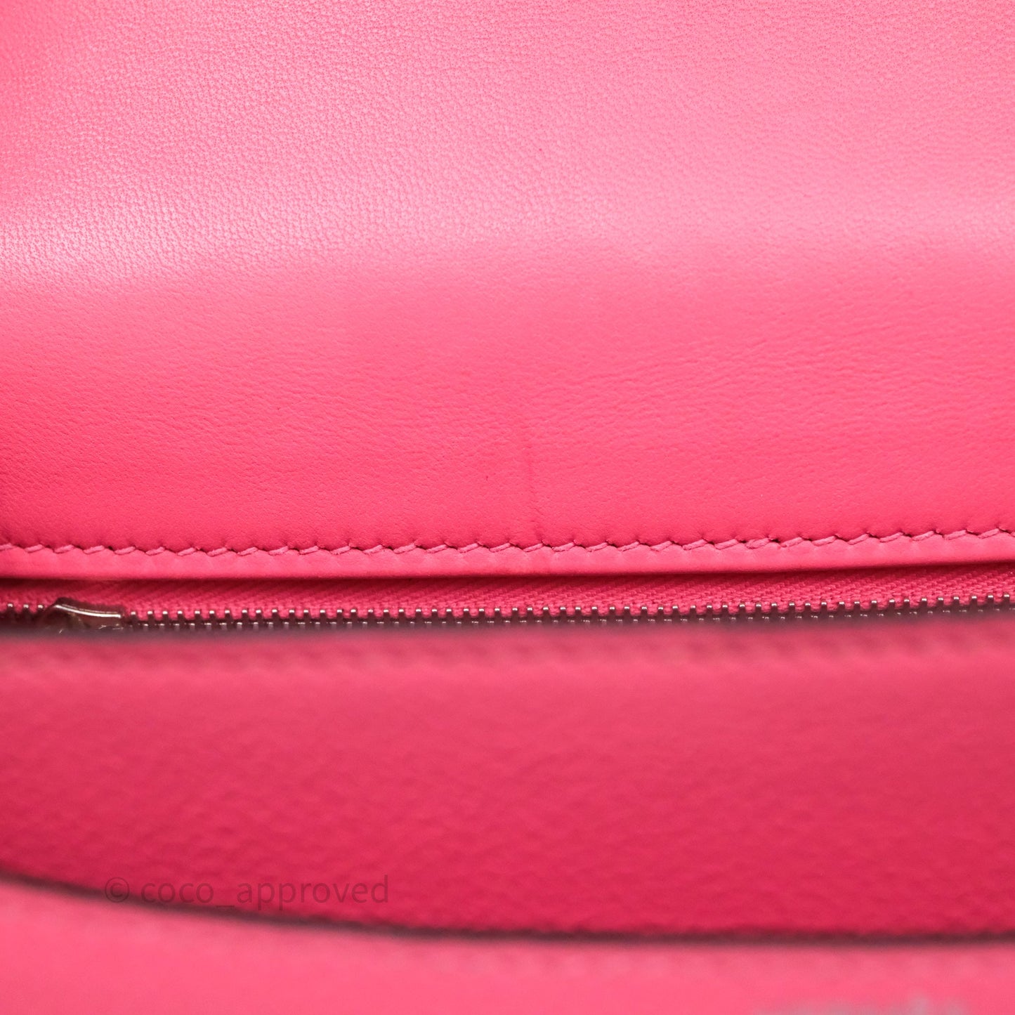 Hermès Constance 24 Rose Azalee 8W Epsom Palladium Hardware