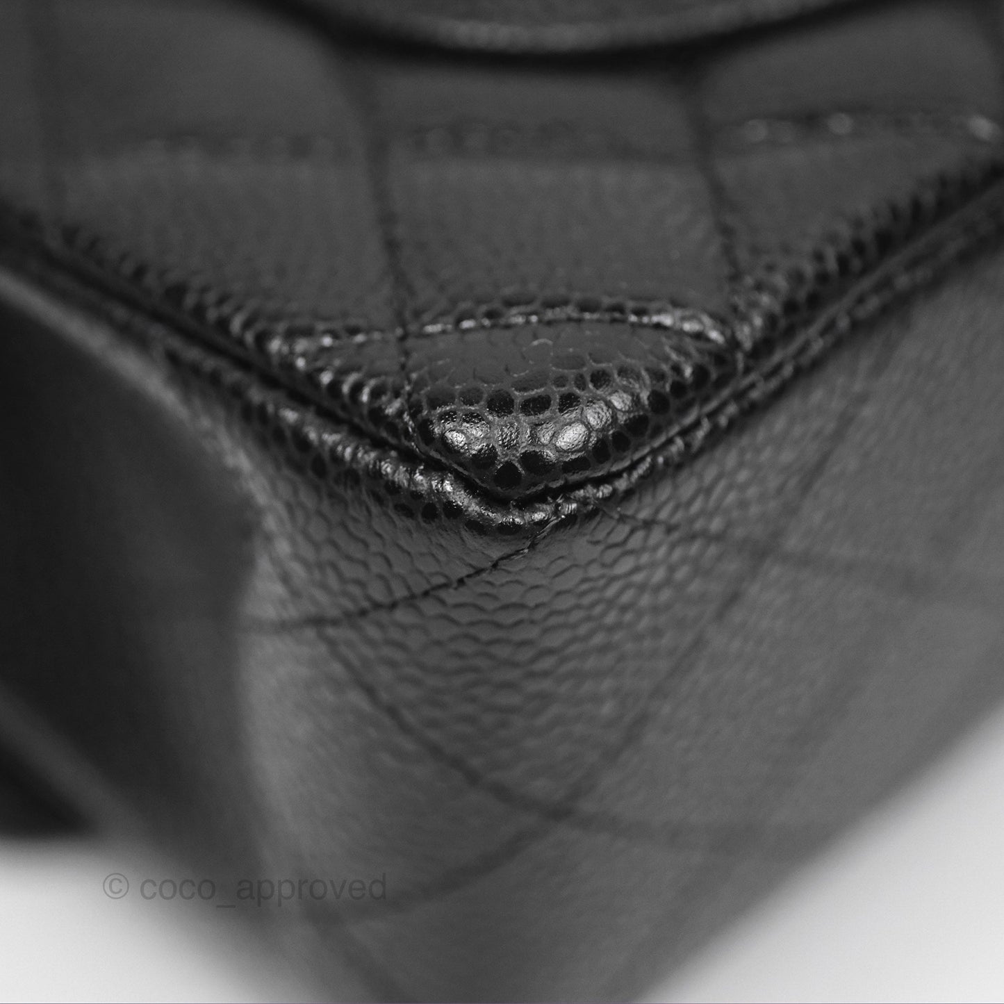 Chanel Small Classic Quilted Flap Black Caviar Gold Hardware