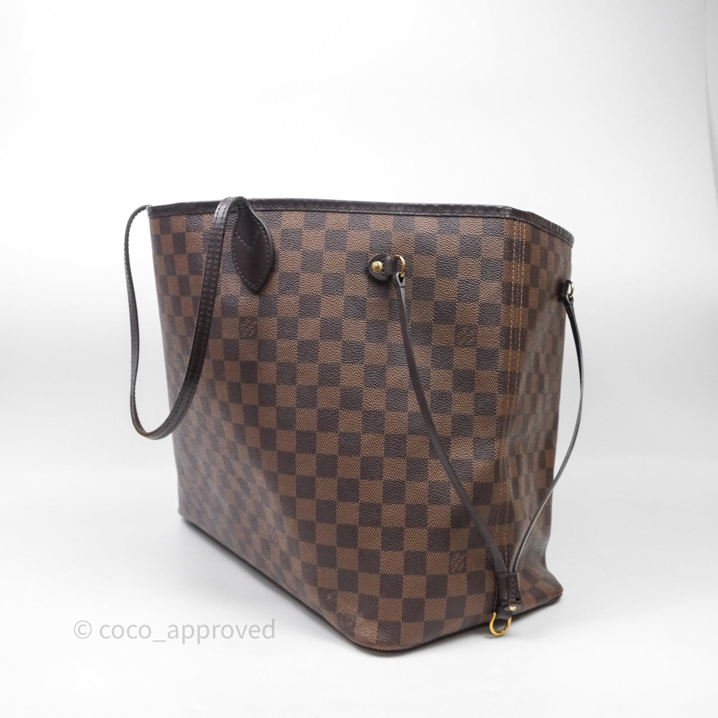 Louis Vuitton Neverfull Tote Bag GM Damier Ebene