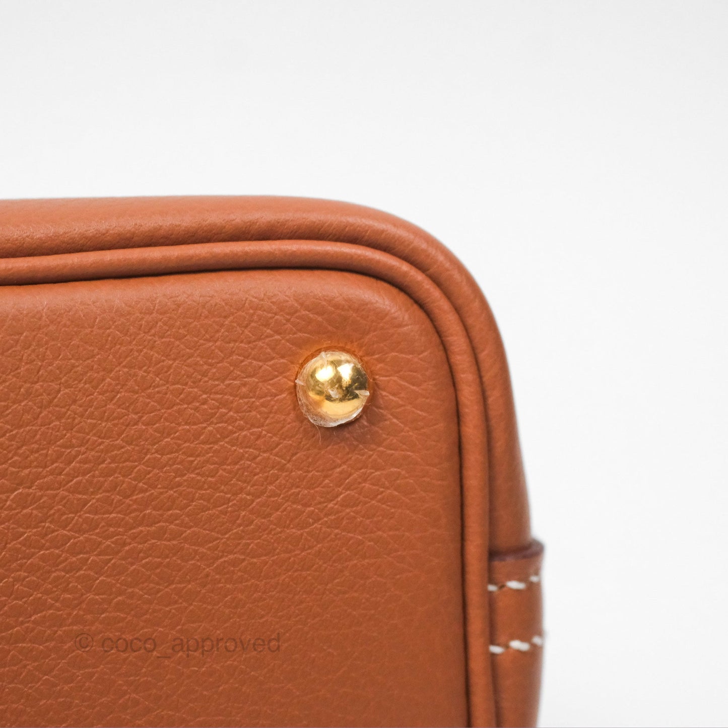 Hermès Bolide Mini 1923 Gold Evercolor Gold Hardware