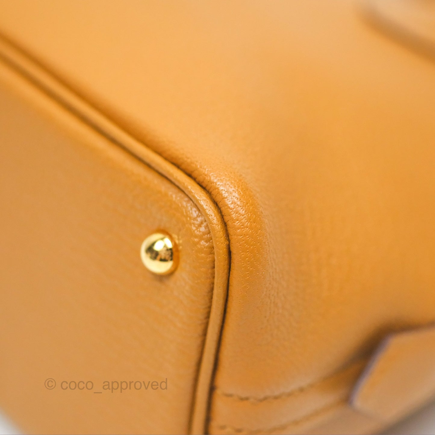 Hermès Bolide Mini 1923 Caramel Chevre Mysore Strap Ficelle/Black Gold Hardware