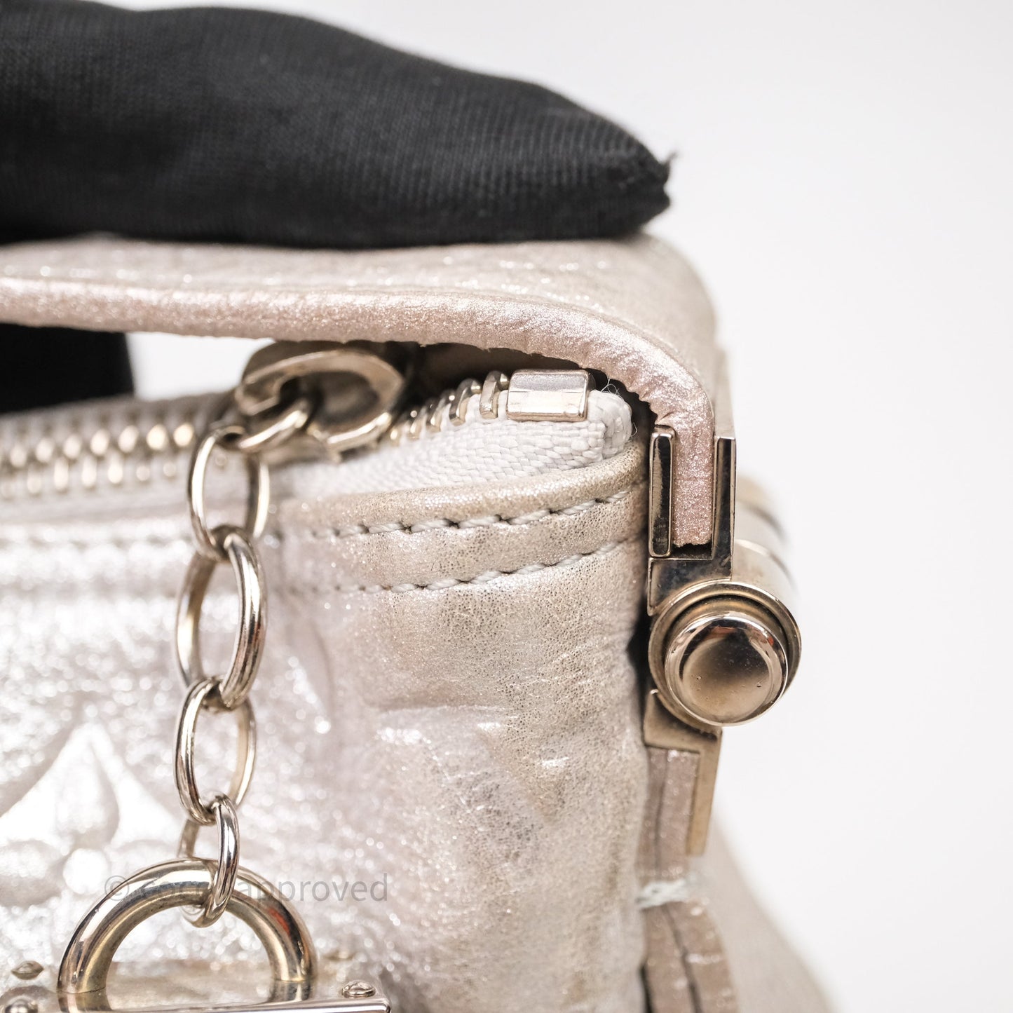Louis Vuitton Monogram Shimmer Halo Bag Silver