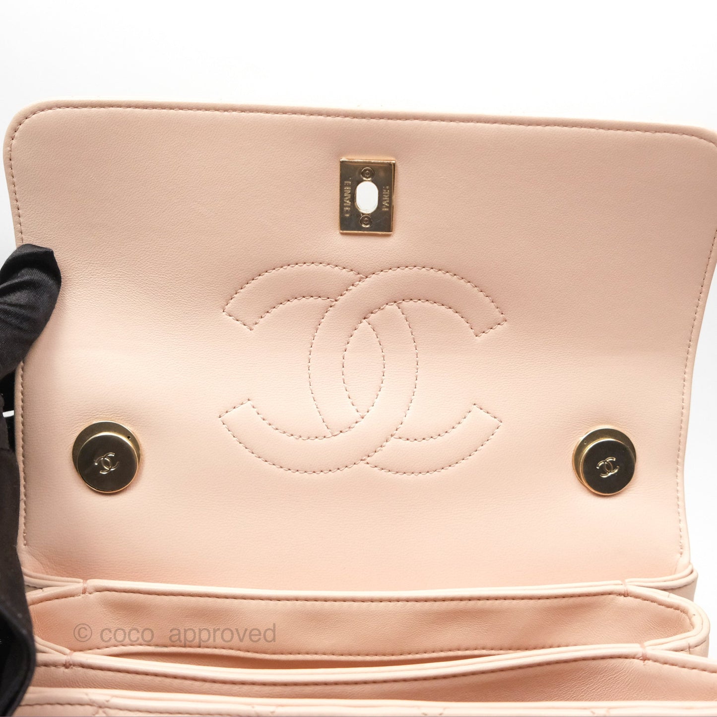 Chanel Trendy CC Small Beige Lambskin Gold Hardware